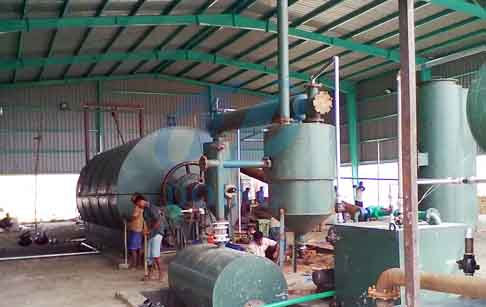 Proyecto de planta de pirólisis de neumáticos de desecho / plástico en Bangladesh