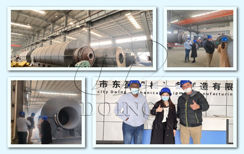 Los clientes sudafricanos compraron una planta de pirólisis de residuos de 15 TPD y una planta de refinería de aceite de desecho de 14 TPD