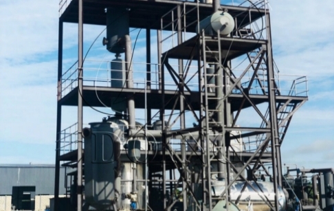 Proyecto de planta de refinería de aceite usado a diésel de 14TPD en Ghana