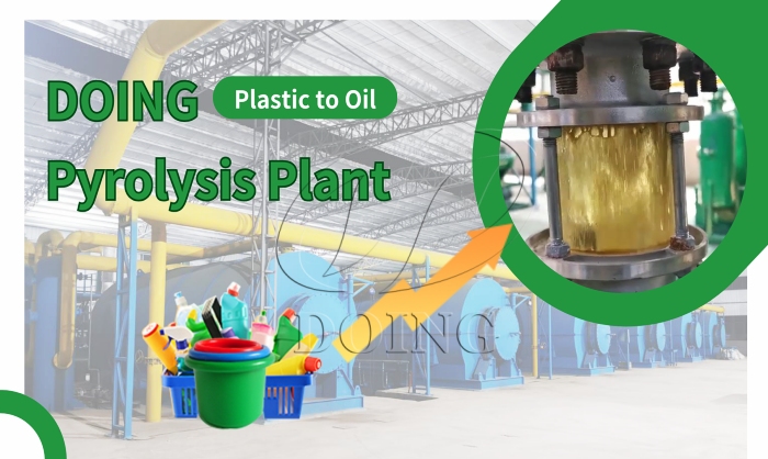DOING planta de pirólisis de residuos plásticos a la venta
