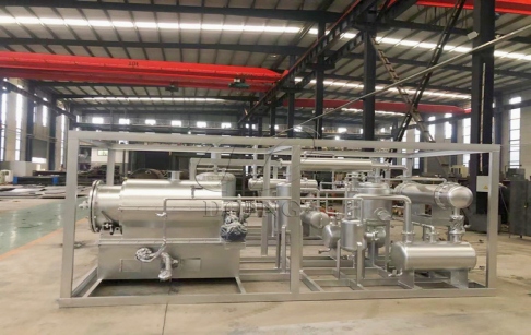 Un cliente brasileño habitual encargó un juego de máquina de pirólisis montada sobre patines