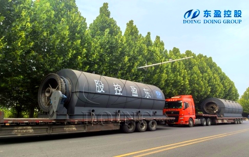 Máquina de pirólisis de eliminación de lodos de fondo de tanque entregada a Colombia