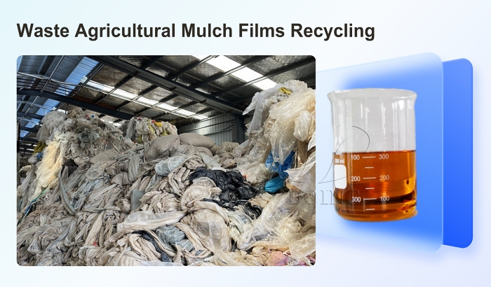 Equipos para la pirólisis de películas plásticas agrícolas Método de reciclaje de film plástico agrícola