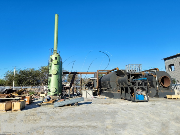 Equipos para la pirólisis de películas plásticas agrícolas equipo de pirólisis de plástico DOING