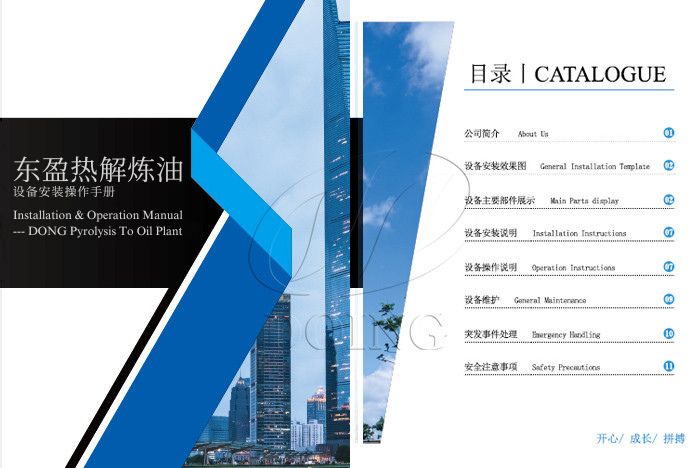 DOING proporcionar servicio Instalación del equipo de pirólisis de lodos de petróleo DY-S-10 en Malasia