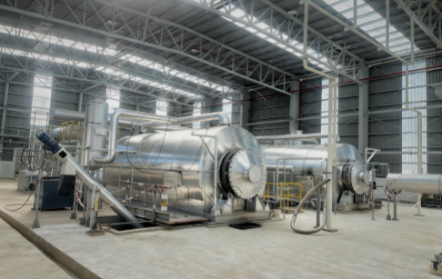 Dos equipos de pirólisis semicontinua de lodos de petróleo DOING instalados en Malasia