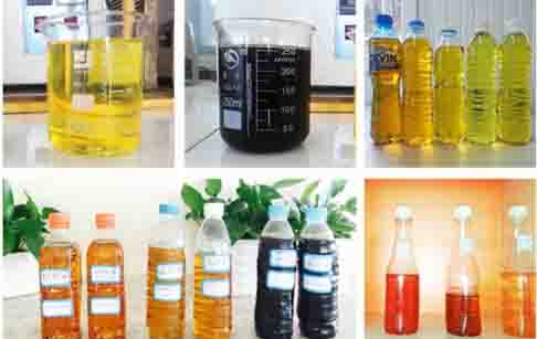 Planta de destilación de aceites usados