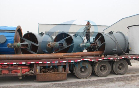 La máquina de destilación de aceite de los residuos transporte a Pakistán