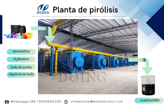 se vende planta de pirolisis