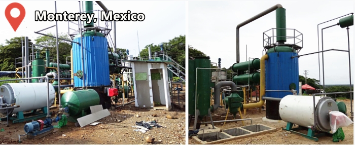 planta de destilación de aceites usados en México