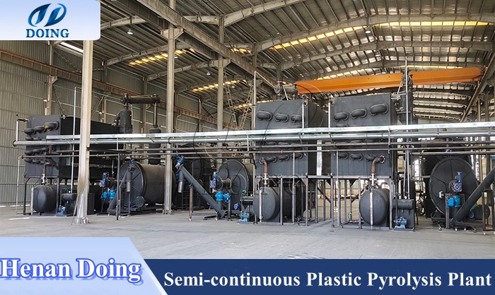 Planta de pirólisis de plástico en China