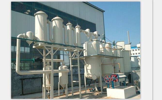 La planta de destilación de aceite usado