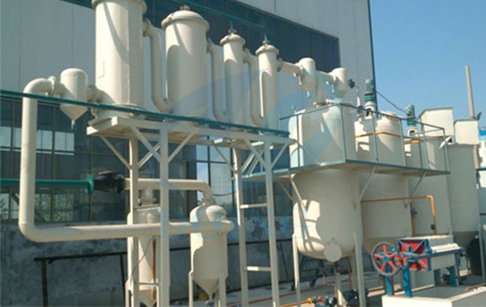 Vacuum distillation of used oil unit 